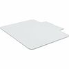 Lorell Glass Chairmat with Lip - Hardwood Floor, Carpet48" Width x 36" Depth - Lip Size 23" Length x 6" Width - Tempered Glass - Clear