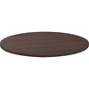 Lorell Essentials Conference Tabletop - Espresso Round Top - Contemporary Style - 1" Table Top Thickness x 42" Table Top Diameter - Assembly Required 