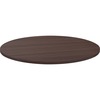 Lorell Essentials Conference Tabletop - Espresso Round Top - Contemporary Style - 1" Table Top Thickness x 48" Table Top Diameter - Assembly Required 