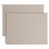 Smead TUFF 1/3 Tab Cut Legal Recycled Hanging Folder - 8 1/2" x 14" - 4" Expansion - Top Tab Location - Assorted Position Tab Position - Steel Gray - 