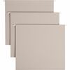 Smead TUFF 1/3 Tab Cut Letter Recycled Hanging Folder - 8 1/2" x 11" - 3" Expansion - Top Tab Location - Assorted Position Tab Position - Steel Gray -