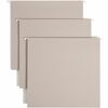 Smead TUFF 1/3 Tab Cut Letter Recycled Hanging Folder - 8 1/2" x 11" - 4" Expansion - Top Tab Location - Assorted Position Tab Position - Steel Gray -