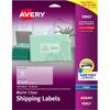 Avery(R) Matte Clear Shipping Labels, Sure Feed(R) Technology, Inkjet, 2" x 4" , 100 Labels (18863) - Permanent Adhesive - Rectangle - Inkjet - Clear 