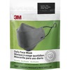 3M Daily Face Masks - Recommended for: Face, Indoor, Outdoor, Office, Transportation - Cotton, Fabric - Gray - Lightweight, Breathable, Adjustable, El