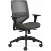 HON Solve Task Chair - Ink Foam Seat - Charcoal Mesh Back - Black Frame - Mid Back - 5-star Base - Armrest - 1 Each