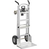Cosco 3-in-1 Assist Series Hand Truck - 1000 lb Capacity - 4 Casters - Aluminum - x 19" Width x 21" Depth x 47.5" Height - Silver Gray - 1 Each