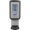 PURELL&reg; CS8 Hand Sanitizer Dispenser - Automatic - 1.27 quart Capacity - Wall Mountable, Refillable, Site Window, Touch-free - Graphite - 1 / Cart