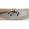 Deflecto SuperMat+ Chairmat - Medium Pile Carpet, Home Office, Commercial - 48" Length x 36" Width x 0.500" Thickness - Rectangular - Polyvinyl Chlori