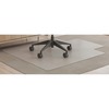 Deflecto SuperMat+ Chairmat - Medium Pile Carpet, Home Office, Commercial - 53" Length x 45" Width x 0.500" Thickness - Rectangular - Polyvinyl Chlori