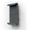 DURABLE Wall Tablet Holder XL - Portrait, Landscape - 2" x 3.3" x 7.1" x - Rubber, Aluminum, ABS, Steel - 1 Each - Silver