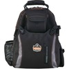 Ergodyne Arsenal 5843 Carrying Case (Backpack) Tools - Black - 1200D Ballistic Polyester, Polyester Body - Shoulder Strap - 18" Height x 8.5" Width x 