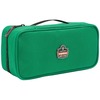 Ergodyne Arsenal 5875 Carrying Case Tools, Accessories, ID Card, Business Card, Label - Green - Water Resistant - 600D Polyester Body - 3.5" Height x 