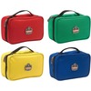 Ergodyne Arsenal Carrying Case Tools - Red, Blue, Green, Yellow - Water Resistant Back - 600D Polyester Body - 3" Height x 4.5" Width x 7.5" Depth - S