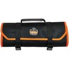 Ergodyne Arsenal 5871 Carrying Case (Roll Up) Tools - Black - Water Resistant - Elastic, 1680D Ballistic Polyester Body - Handle - 14" Height x 27" Wi