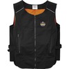 Chill-Its 6255 Lightweight Cooling Vest - Recommended for: Pulp & Paper, Fabrication, Construction, Refinery, Utility - Large/Extra Large Size - Zippe