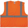 GloWear 8210HL Mesh Hi-Vis Safety Vest - Recommended for: Utility, Construction, Baggage Handling, Emergency, Warehouse - 2-Xtra Large/3-Xtra Large Si