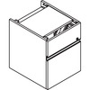 Groupe Lacasse Concept 400E Furniture Component - 15" x 17.5"19.3" - 2 x File, Box Drawer(s) - Finish: Sahara