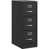 Lorell Fortress Series 22" Commercial-Grade Vertical File Cabinet - 15" x 22" x 40.2" - 3 x Drawer(s) for File - Letter - Vertical - Ball-bearing Susp