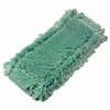 Unger Aluminum Pad Holder Microfiber Cleaning Pad - 1Each - Rectangle - 8" Width - Cleaning, Washing - MicroFiber - Green
