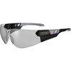 Skullerz SAGA Anti-Fog In/Outdoor Lens Matte Frameless Safety Glasses / Sunglasses - Recommended for: Indoor/Outdoor - Eye Protection - Matte Black - 