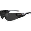Skullerz SAGA Smoke Lens Matte Frameless Safety Glasses / Sunglasses - Recommended for: Construction, Carpentry, Woodworking, Landscaping, Welding, Bo