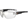 Skullerz VALI In/Outdoor Lens Matte Frameless Safety Glasses / Sunglasses - Recommended for: Indoor/Outdoor - Eye Protection - Matte Black - Anti-fog,