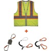 GloWear 8231TVK Hi-Vis Tool Tethering Safety Vest Kit - Class 2 - Recommended for: Accessories, Construction, Utility, Oil & Gas, Telecommunication, P
