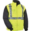 GloWear 8287 Type R Class 2 Hi-Vis Jacket w/ Removable Sleeves - Recommended for: Accessories, Gloves, Transportation - Small Size - Zipper Closure - 