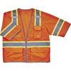 GloWear 8346Z Two-Tone Hi-Vis Class 3 Surveyor Vest - Recommended for: Gloves, Tablet, Notebook, Accessories, Flagger, Airport, Baggage Handling, Fore