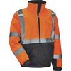 GloWear 8377 Type R Class 3 Hi-Vis Quilted Bomber Jacket - Recommended for: Accessories, Construction, Baggage Handling, Gloves, Transportation - Larg