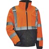 GloWear 8377 Type R Class 3 Hi-Vis Quilted Bomber Jacket - Recommended for: Accessories, Construction, Baggage Handling, Gloves, Transportation - 2-Xt