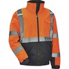 GloWear 8377 Type R Class 3 Hi-Vis Quilted Bomber Jacket - Recommended for: Accessories, Construction, Baggage Handling, Gloves, Transportation - 3-Xt