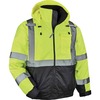 GloWear 8377 Type R Class 3 Hi-Vis Quilted Bomber Jacket - Recommended for: Accessories, Construction, Baggage Handling, Gloves, Transportation - Extr