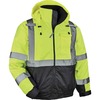 GloWear 8377 Type R Class 3 Hi-Vis Quilted Bomber Jacket - Recommended for: Accessories, Construction, Baggage Handling, Gloves, Transportation - 4-Xt