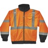 GloWear 8379 Type R Class 3 Hi-Vis Fleece Lined Bomber Jacket - Recommended for: Accessories, Construction, Baggage Handling, Gloves, Transportation -