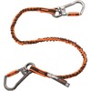 Squids 3119F(x) Double-Locking Dual Carabiner Tool Lanyard with Swivel - 25lbs - 6 / Carton - 25 lb Load Capacity - Standard - Carabiner Attachment - 