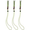 Squids 3703 Elastic Tool Tether Attachment - Loop Tool Tails - 15lbs (3-Pack) - 0.3" Width x 9.5" Height x 18" Length - 18 / Carton - Lime - Elastic, 