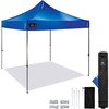 Shax 6000 Heavy-Duty Pop-Up Tent - 10ft x 10ft / 3m x 3m - Canopy StyleBlue - Acrylonitrile Butadiene Styrene (ABS), Plastic, Polyester, Polyurethane 