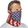 Ergodyne 6491 American Flag Reversible Thermal Multi-Band - Fleece, Polyester