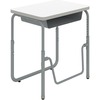 Safco AlphaBetter 1222DE Student Desk - Rectangle Top - 200 lb Capacity - Adjustable Height - 22" to 30" Adjustment - 27.75" Table Top Width x 19.75" 