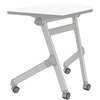 Safco Learn Nesting Trapezoid Desk - For - Table TopGray Trapezoid, Laminated Top - Four Leg Base - 4 Legs - 200 lb Capacity x 32.83" Table Top Width 