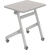 Safco Learn Nesting Rectangle Desk - For - Table TopGray Rectangle, Laminated Top - Four Leg Base - 4 Legs - 200 lb Capacity x 28" Table Top Width x 2