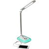 OttLite Desk Lamp - LED Bulb - Adjustable Brightness, Touch-activated, Adjustable Arm, Adjustable Shade, USB Charging - 450 lm Lumens - Desk Mountable