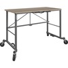 Cosco Smartfold Portable Work Desk Table - Rectangle Top - Four Leg Base - 4 Legs - 350 lb Capacity x 51.40" Table Top Width x 26.50" Table Top Depth 