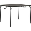 Cosco XL Fold-in-Half Card Table - Four Leg Base - 4 Legs - 200 lb Capacity x 38.50" Table Top Width x 38.50" Table Top Depth - 29.50" Height - Black 