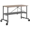 Cosco Smartfold Portable Work Desk Table - Rectangle Top - Four Leg Base - 4 Legs - 600 lb Capacity x 51.40" Table Top Width x 26.50" Table Top Depth 