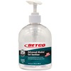 Betco Advanced Hand Sanitizer Gel - Fresh & Light Scent - 16.9 fl oz (500 mL) - Pump Bottle Dispenser - Kill Germs - Skin, Hand - Moisturizing - Clear