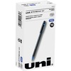 uni&reg; Jetstream 101 Ballpoint Pen - Medium Pen Point - 1 mm Pen Point Size - Blue Gel-based Ink - Black, Blue Barrel - 1 Dozen