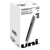 uniball&trade; Roller Rollerball Pen - Micro Pen Point - 0.5 mm Pen Point Size - Black Liquid Ink - Black Barrel - 72 / Pack