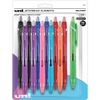 uni&reg; Jetstream Elements Ballpoint Pen - Medium Pen Point - 1 mm Pen Point Size - Retractable - Black, Red, Blue, Light Blue, Orange, Violet, Pink,